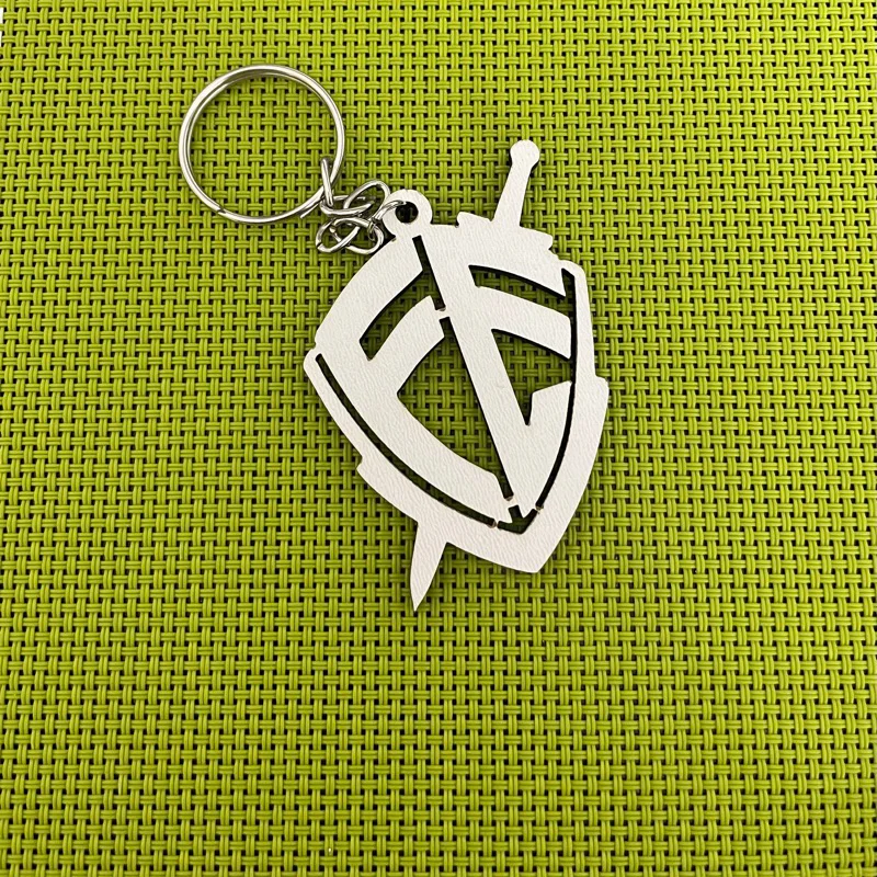 Kit Chaveiros MDF Escudo da Fé - Lembrancinha Religiosa