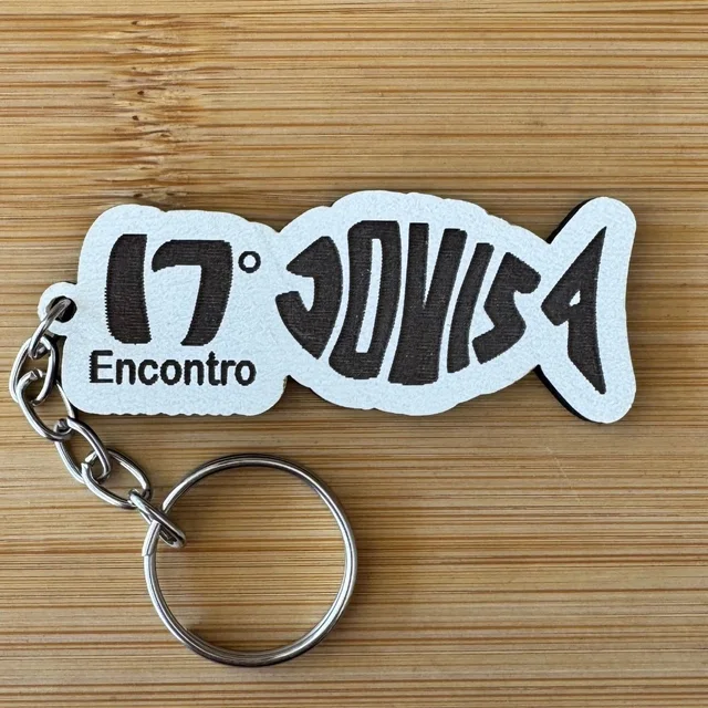 Kit Chaveiro OVISA MDF – Encontro de Jovens, Evento Cristão, Lembrança Igreja