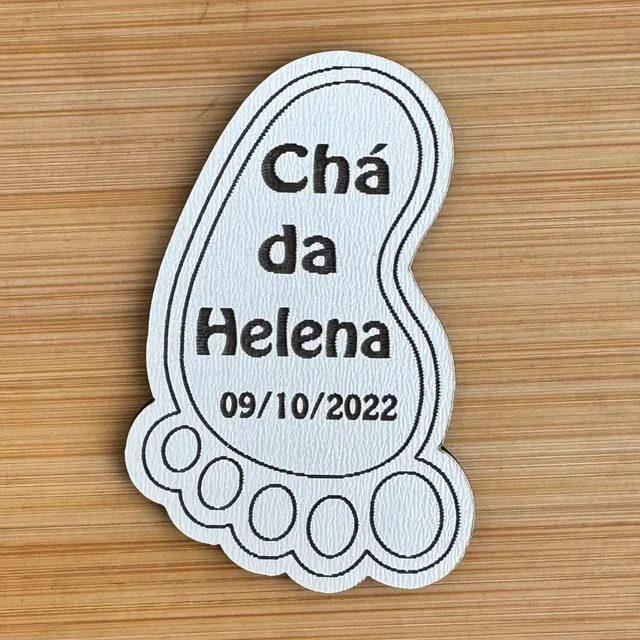 Kit Imãs de Geladeira Pezinho Bebê em MDF | Lembrancinha Chá de Bebê, Chá de Fralda e Aniversários