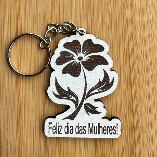 Kit Chaveiros Dia da Mulher MDF Mulheres de Fé Círculo de Oração