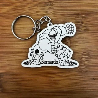 Kit Chaveiro MDF Hulk - Lembrancinha de Aniversário Vingadores