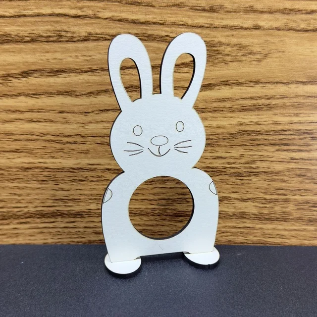 Kit Lembrancinha de Páscoa Coelhinho em MDF Porta Bombom Personalizado Infantil Escolar