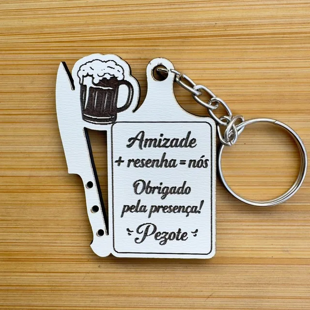 Kit Chaveiros Tabua - Boteco Personalizado MDF Aniversário Evento Resenha Amigos