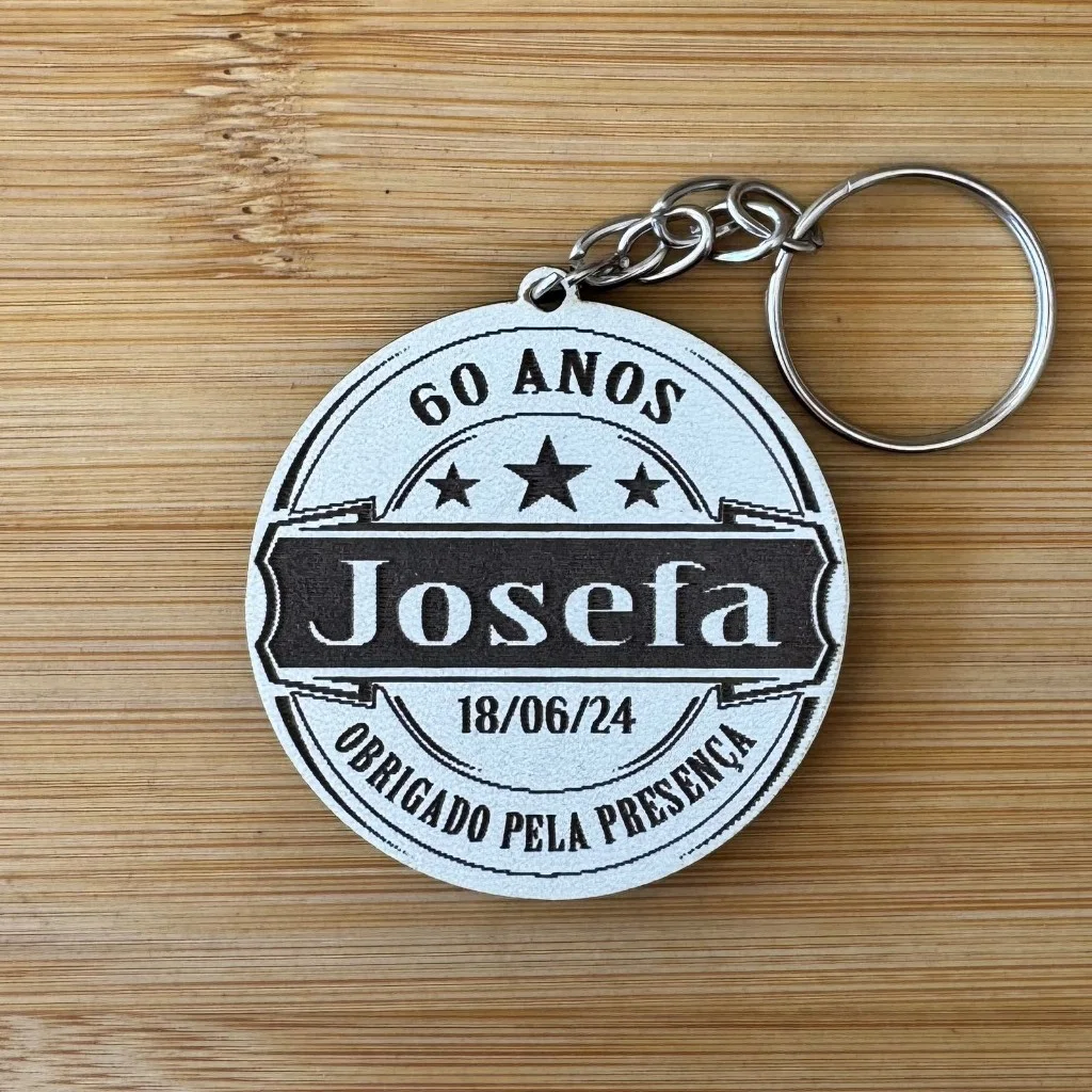 Kit Chaveiros MDF – Aniversário, Festa e Evento