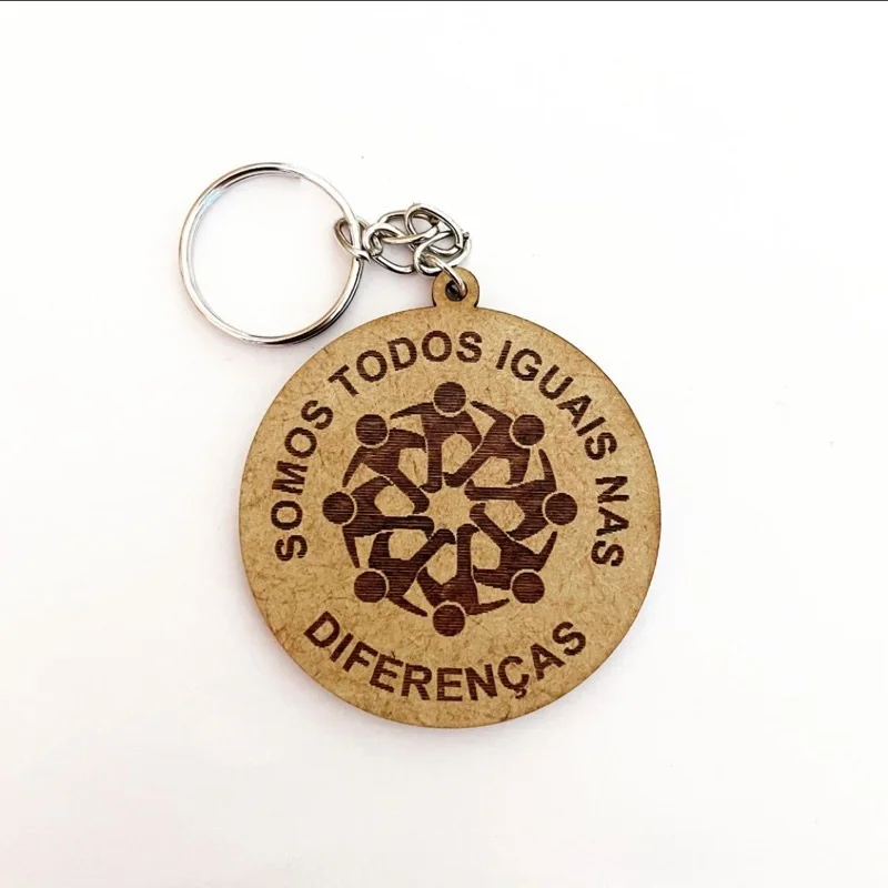 Kit Chaveiros MDF Diversidade e Inclusão - Lembrancinhas