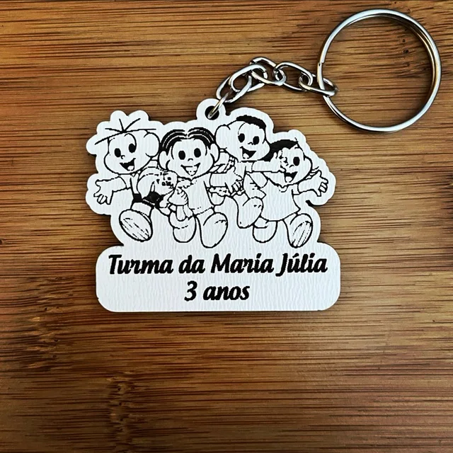 Kit Chaveiros MDF Turma da Mônica - Lembrancinha Aniversário