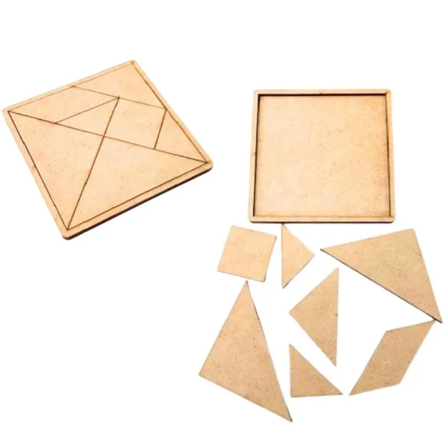 Kit Tangram Tabuleiro Brinquedo Educativo Lembrancinha Escolar Festa Jogo Interativo