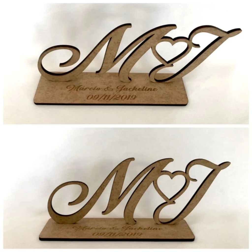Kit Lembrancinha de Casamento MDF