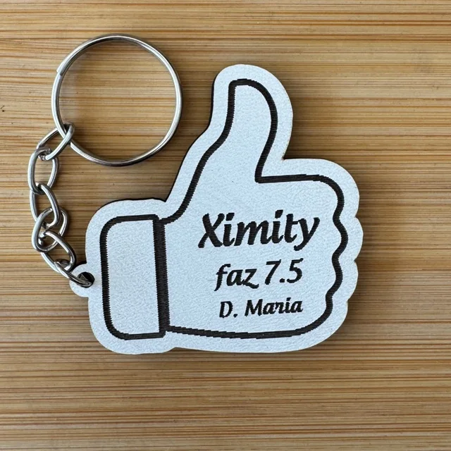 Kit Chaveiro MDF Curtida – Aniversário, Escola, Empresa, Evento e Lembrança Personalizada