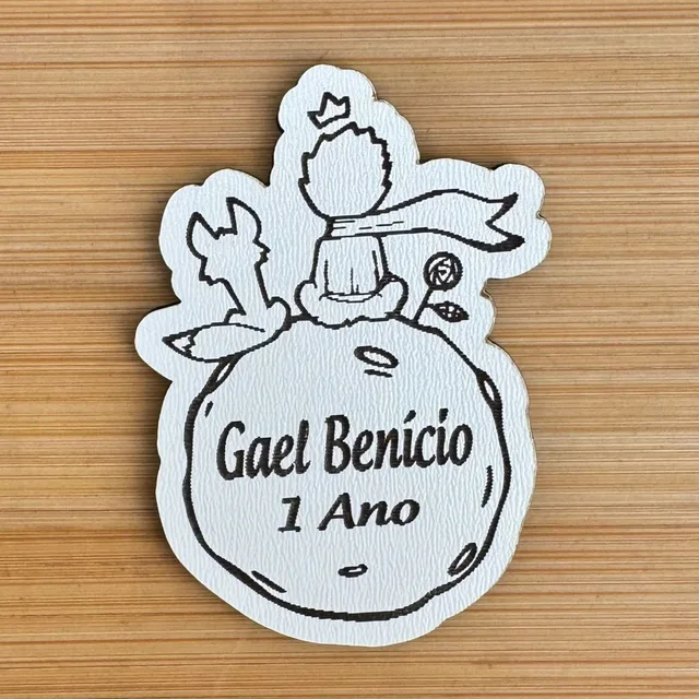 Kit Imãs de Geladeira Personalizados Pequeno Príncipe em MDF | Lembrancinha Aniversário Infantil