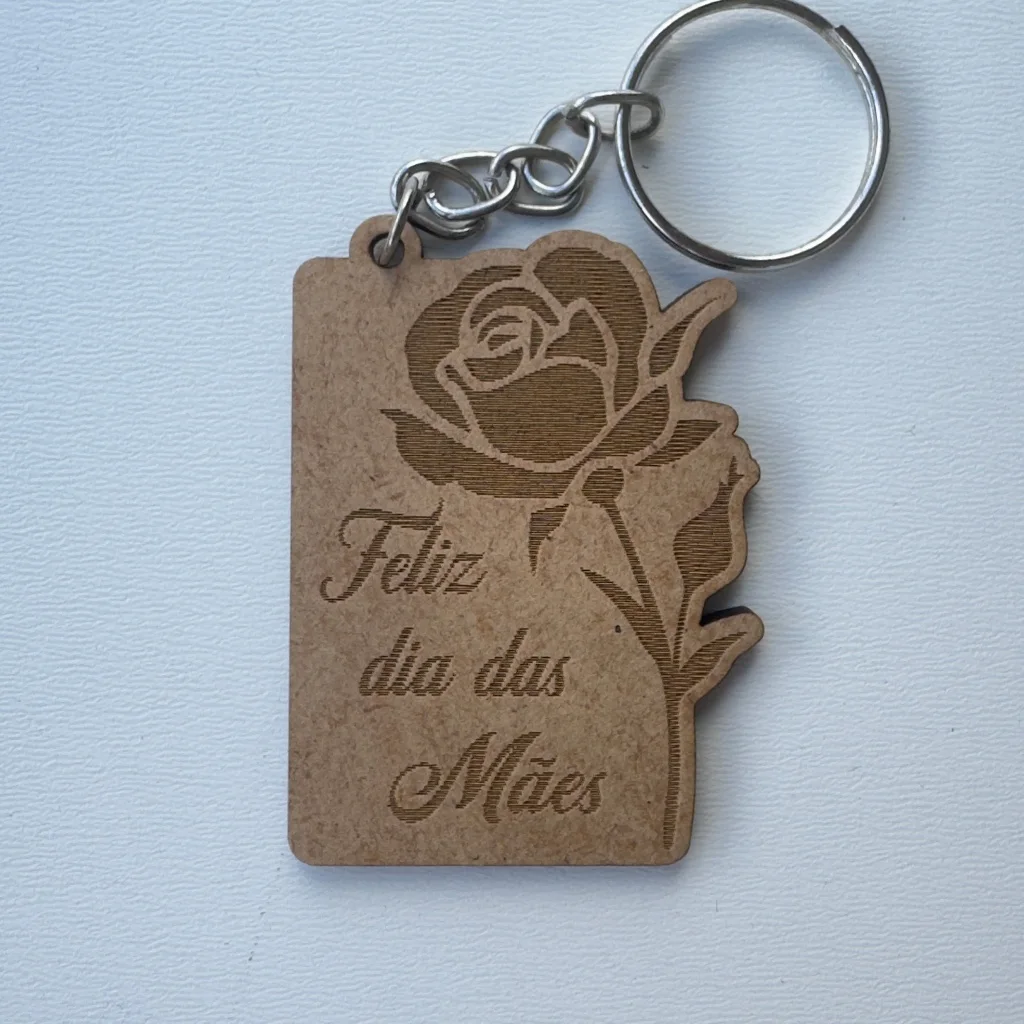 Kit Chaveiros Rosa – Lembrancinha Dia das Mães